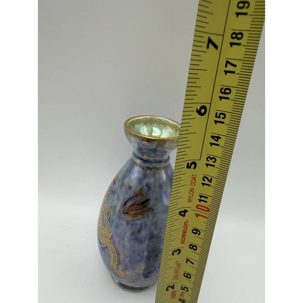 Wedgwood Fairyland Lustre Dragon Bird Vase Daisy Makeig-Jones England 5